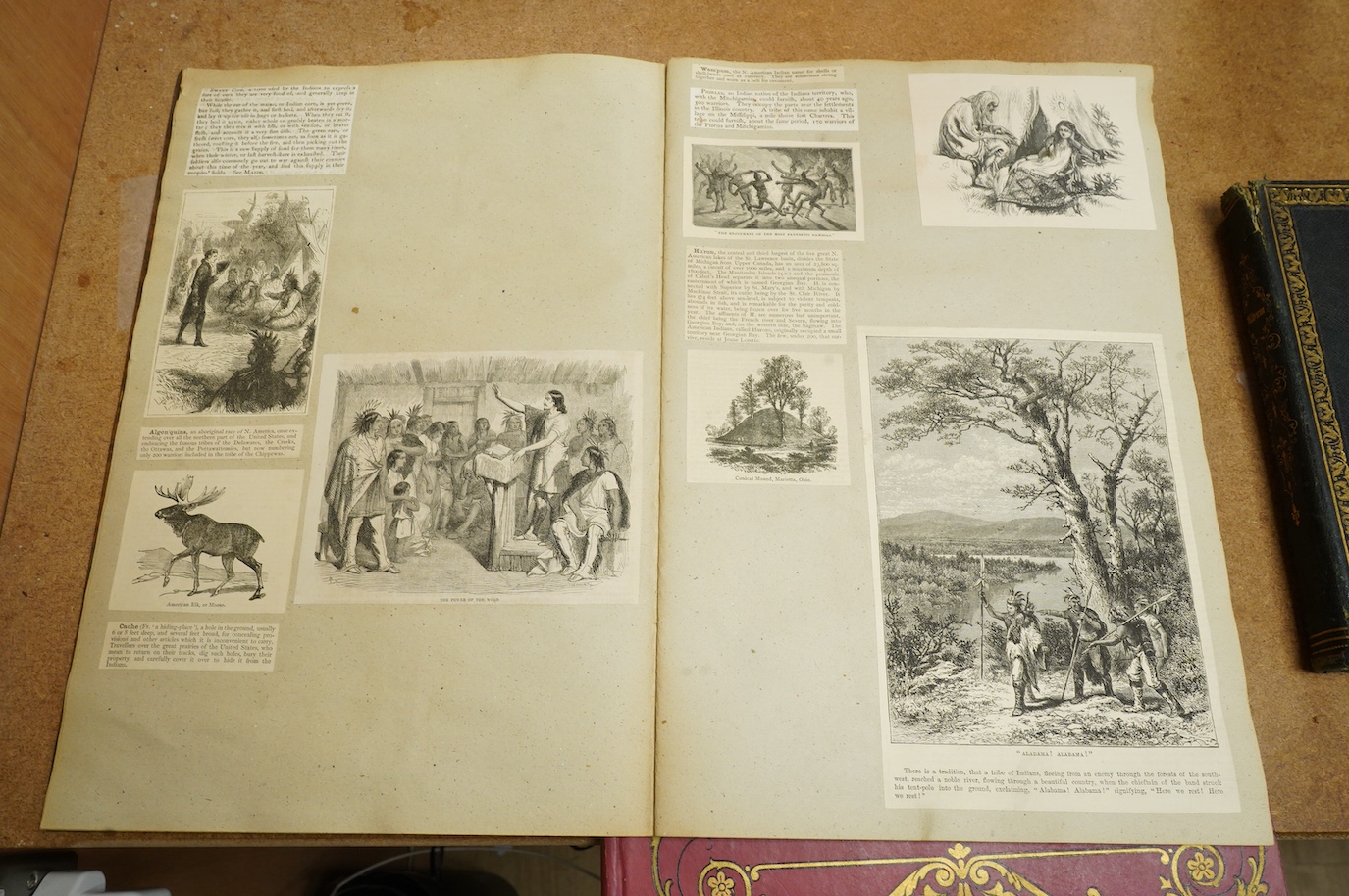A collection of late 19th century / early 20th century scrap books and albums